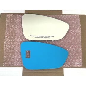 New Replacement Mirror Glass with Full Size Adhesive for 2015-2017 Chrysler 200 Passenger Side View Right RH