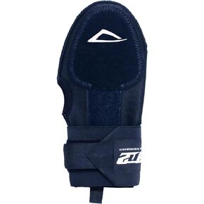 3N2 Protective Sliding Mitt for Baseball or Fastpitch Softball, Youth or Adult, Hand & Wrist Protection for Base Running, Sliding Glove with Adjustable Compression Strap, Right Hand - Navy