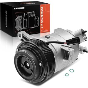 A-Premium A/C AC Compressor Compatible with Nissan Maxima 2009-2014, Murano 2009-2014, Pathfinder 2013-2015, Quest 2011-2017 & Infiniti JX35, QX60 2013-2015