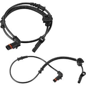 SPEEDWOW 2Pcs ABS Wheel Speed Sensor Front Left/Right Compatible with 2005-2010 Chrysler 300 2008-2010 Dodge Challenger 2006-2010 Dodge Charger 2005-2008 Dodge Magnum 4779244AA 4779244AB 4779244AC