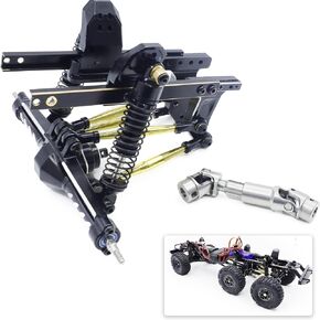 إطار HOPLEX من الألومنيوم والنحاس TRX6M 6x6 RC وممتص الصدمات وعمود القيادة DIY ترقية أجزاء TRX-4M TRX4M الترقية إلى TRX6M 6X6 لسيارة الزاحف 1/18 RC
