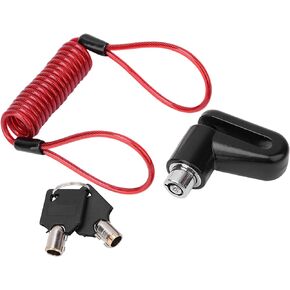 Electric Scooter Lock, Waterproof Scooter Motorcycle Lock Rustproof Cable Chain Lock with Reminder Cable for M365 Electric Scooter