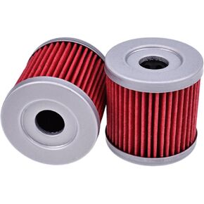 2PCS Oil Filter 16510-29F00 HF139 3470008 10-55510-7 52010-S004 Compatible with Suzuki DRZ400 DRZ400S DRZ400E DRZ400SM LTZ400 LTR450 Kawasaki KFX400 KLX400R KLX400SR
