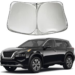 SZYUCHEN Car Windshield Sun Shade Sunshade for Nissan Rogue 2021-2024 Rogue Sport 2017-2022 Maxima 2016-2024 Altima 2007-2018 Sentra 2013-2019 SV SL XL Accessories, Car Front Window Sun Shield