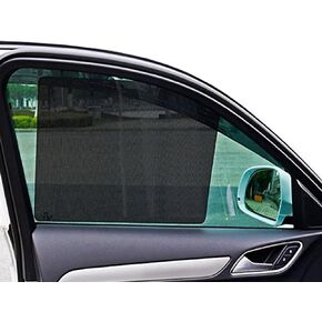 Car Window Shade Static Cling-on Sunshade to Block Sun Glare, Harmful Heat, UV Rays, Sun Glare Reducer Cling Window Shade Protect Driver Baby Child Or Pet's Eyes- Black Static Cling Film Design 1PC
