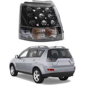 Dasbecan Left Driver Side Tail Light Assembly Compatible with 07 08 09 10 11 12 13 Mitsubishi Outlander EX Rear Brake Lamp