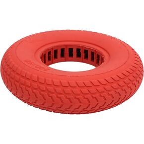 Electric Scooter Tyre, 200x50mm ExplosionProof Solid Tyre Rubber Tire Hollow Out Damping for Electric Scooter(red) Electric bicycle modification accessories