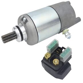 Soarider Starter & Relay لـ Yamaha Bear Tracker 250 2WD YFM250 1999-2004، 4XE-81890-00-00 4XE-81800-00-00 18754 18754N 410-54016 SMU0063 SM-7255 113546 YA-103 49570 9 49-5709