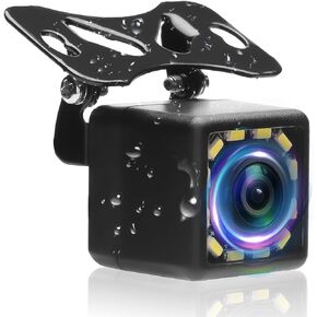 SIXWIN Car Backup Camera for Cars Rear View Camera Reverse Camera with 12 LED Night Vision Waterproof Reverse Camera 170°Wide View Angel for 12-24V Cars, SUV, Trucks, RV and More