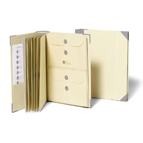 Savor | Travel Keepsake Folio | Perfect Travel Journal to Organize Vacation Memories; Passports, Maps, Photos, Tickets, Souvenirs. Hand-Illustrated Labels Cover Continents, Parks, and Monuments