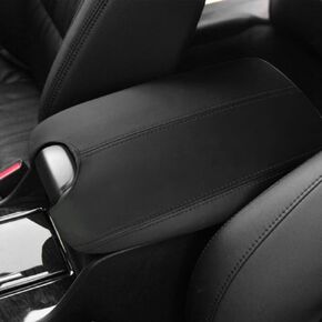 DEYTOP Console Armrest Cover for Honda Accord 2013-2017 Car Armrest Cover for Honda Accord 2017 2016 2013 Accessories Anti-Scratch Leather Armrest Protector (Beige, 2013-2017)