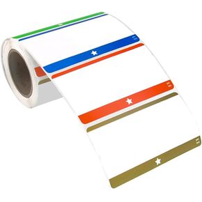 L LIKED 200 Stickers - 2" x 3.5" Removable Freezer Labels Food Storage Stickers Refrigerator Freezer Paper Labels