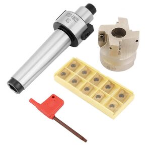 400R-50-22 Face End Mill Cutter, MT3-FMB22 Holder Extension 10pcs APMT1604 CNC Carbide Inserts