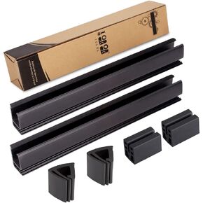 Golf Cart Windshield Mounting Clips Kit for Club Car DS &Precedent,Include Windshield Sash Clips(12.6"),Windshield Retaining Clips fit 1"x 1" Tube,Windshield Bottom Clips,OEM#101444101,102005801