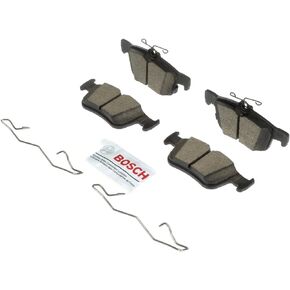 BOSCH BC1665 QuietCast Premium Ceramic Disc Brake Pad Set - Compatible With Select Ford Edge, Escape, Fusion; Lincoln Continental, MKC, MKX, MKZ; REAR