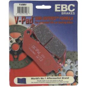 EBC Brakes FA196V Semi Sintered Disc Brake Pad