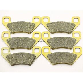 Master Chen Front Rear Brake Pads Brakes for Arctic Cat 250 300 350 366 400 425i 450 450i 500 550 550i FA395 ATV Utility 4x4 MC0088