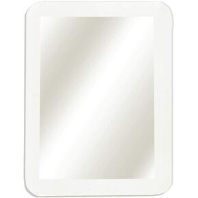 Magnetic Locker Mirror,5" x 7" Small Mirrors School Locker, Bathroom, Household Refrigerator, Locker Accessory, Office Cabinets, and Home (Black)