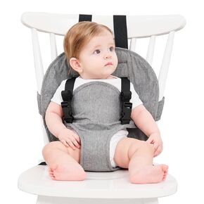 Travel Harness Seat for Baby High Chair,Safety Harness Chair Accessory for Baby Feeding, Portable Fabric Harness Toddler Chair Seat with Adjustable Straps, Baby Must Haves Travel Essential in Kuwait