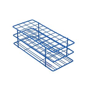 SP Bel-Art Poxygrid Test Tube Rack; For 16-20mm Tubes, 40 Places, Blue (F18762-0001)