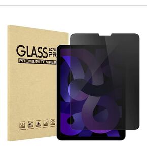 DIEBI Privacy Screen Protector for iPad Pro 11 inch(2022/2021/2020/2018) iPad Air 5/4 Generation(10.9 Inch,2022/2020), Anti-Spy Tempered Glass Film, 1 Pack