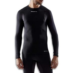 Craft Sportswear Active Extreme X CN LS Baselayer، رقبة دائرية وأكمام طويلة لركوب الدراجات، والجري، والرياضات الشتوية