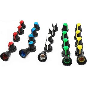 Liyafy 6 مللي متر مخرش رمح ضياء الجهد مقبض تشكيلة التحكم مقبض غطاء 100 قطعة in Kuwait