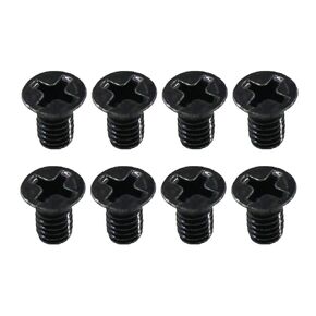Replacement Milwaukee 05-81-0592 M4 X 6mm Flat Head Machine Screws, Black Flat Head Phillips Screw (Set of 8)