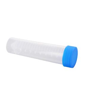 Othmro 50ml Conical Centrifuge Test Tubes with Random Color Screw Cap 50pcs, Lab Test Container Vial Test Tube Liquid Sample Storage Centrifuge Tube for Beads Yeast Specimen Sample Laboratory