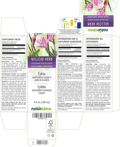 عشبة الصفصاف الطبيعية أو الأعشاب النارية (Epilobium parviflorum) صبغة خالية من الكحول 4 أوقية سائلة مستخلصة في قطرات | مكمل عشبي | نباتي | منتج إيطاليا in Kuwait