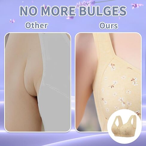 Daisy Bras for Older Women, Front Button Bra,Comfortable Convenient Front Close Button for Women No Wire in Saudi Arabia