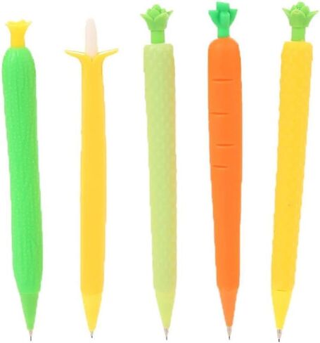 Galyacht 1Pcs Yellow Banana Kawaii Mechanical Pencils, Retractable Press Pens Creative Automatic Pens, School Stationery Writing Supplies Mechanical Pencils in Saudi Arabia