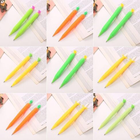 Galyacht 1Pcs Yellow Banana Kawaii Mechanical Pencils, Retractable Press Pens Creative Automatic Pens, School Stationery Writing Supplies Mechanical Pencils in Saudi Arabia