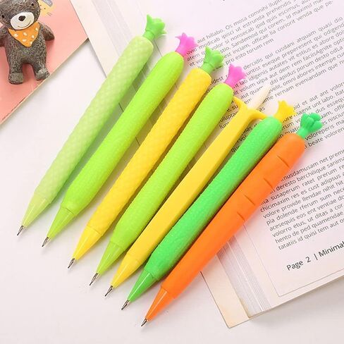 Galyacht 1Pcs Yellow Banana Kawaii Mechanical Pencils, Retractable Press Pens Creative Automatic Pens, School Stationery Writing Supplies Mechanical Pencils in Saudi Arabia