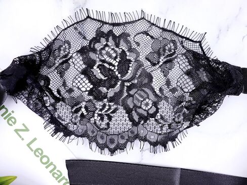 Women Mysterious Black Lace Masks in Kuwait