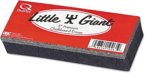 Quartet 804526 Little Giant Economy Chalkboard Eraser, Felt, 5w x 2d x 1h,Black in Saudi Arabia