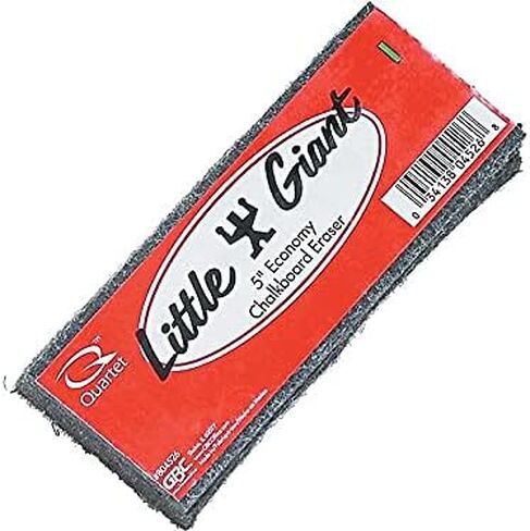 Quartet 804526 Little Giant Economy Chalkboard Eraser, Felt, 5w x 2d x 1h,Black in Saudi Arabia