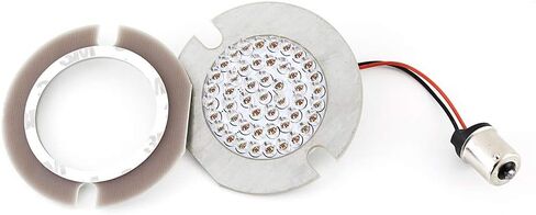 ZYTC 3 1/4 "LED إشارات الانعطاف ذات النمط المسطح الخلفي 1157 LED مجموعة إشارة الانعطاف لهارلي ديفيدسون in Kuwait