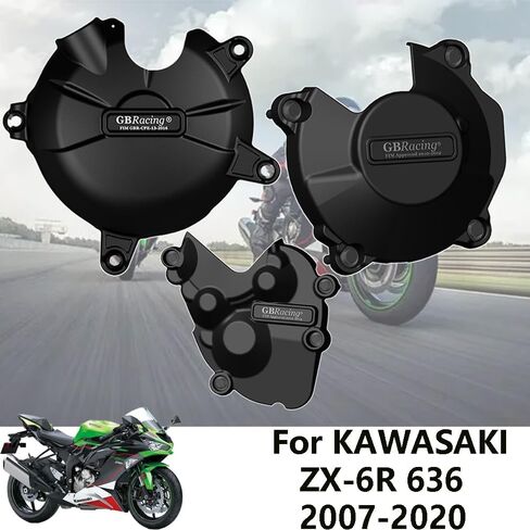 ملحقات الدراجة النارية غطاء المحرك حماية لـ ZX-6R 2007-2008 ZX-6R 2013-2023 in Kuwait