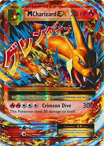 بوكيمون - Mega-Charizard-EX (13/108) - تطورات XY - هولو in Saudi Arabia