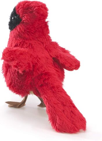 Folkmanis Mini Cardinal Finger Puppet, Red, 1 EA in Saudi Arabia