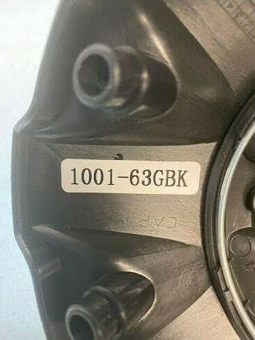 عجلات الوقود للطرق الوعرة 1001-63GBK 1001-63 أسود لامع مع غطاء مركزي بشعار أزرق in Saudi Arabia