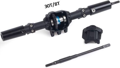 Rc الزاحف 1/10 نايلون AR44 محاور أمامية وخلفية مستقيمة مع ترس شطبة أمامي معدني لـ 1/10 RC مجنزرة SCX10 II 90046 47 R-G-T 86100 in Saudi Arabia