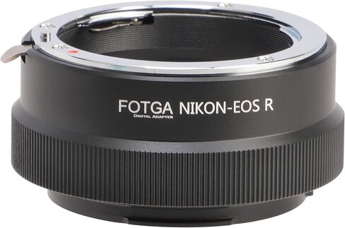 Hersmay Lens Mount Adapter Ring for Nikkor F Mount Lens to EOS R Mount Camera for Canon EOS R3 R5 R5C R6 Mark II R7 R8 R10 Camera in Saudi Arabia