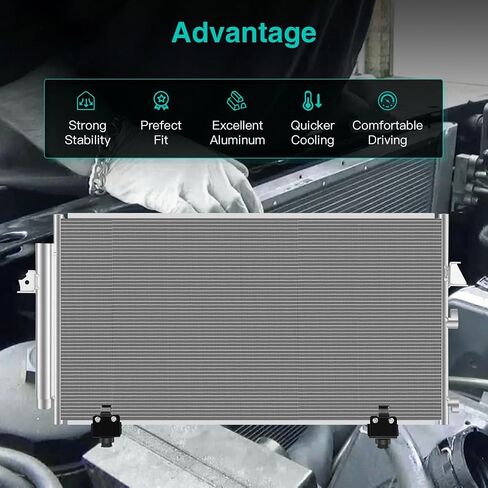 SCITOO A/C Condenser Compatible with 2001-2005 for Toyota RAV4 AC4986 CU4986 in Saudi Arabia