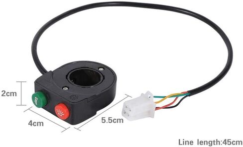 2 in 1 Motorcycle Headlights Horn Turn ON/Off Switch, Handlebar Grip Control Button Switches for Motorcycle Scooter Electric Bike in Saudi Arabia