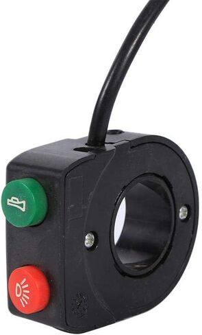 2 in 1 Motorcycle Headlights Horn Turn ON/Off Switch, Handlebar Grip Control Button Switches for Motorcycle Scooter Electric Bike in Saudi Arabia