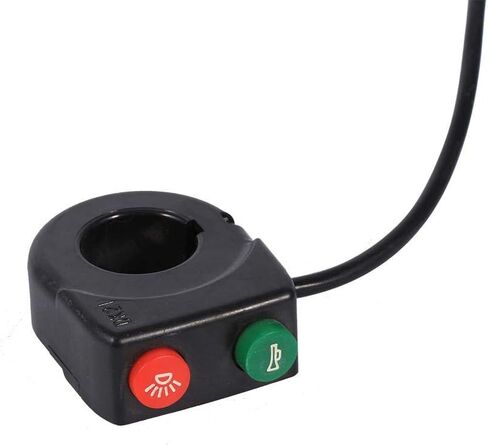2 in 1 Motorcycle Headlights Horn Turn ON/Off Switch, Handlebar Grip Control Button Switches for Motorcycle Scooter Electric Bike in Saudi Arabia