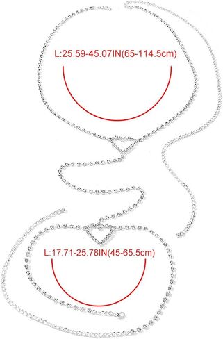 Simple Crystal Bead Leg Chain Jewelry Bikini Festival Halloween Heart Rhinestone Thigh Body Chain Summer Elastic Black Thigh Chain Jewelry for Women Girls in Saudi Arabia