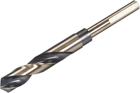TOP-VIGOR 20mm Twist Drill Bit Made of High Speed Steel, 25/32 inch Reduced Shank Drill Bit with 10mm Shank, Ideal for Drilling Steel Copper Aluminum Alloy… in Saudi Arabia
